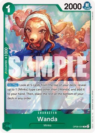 Wanda (OP08-034) [Two Legends] Foil - Deck Out Gaming