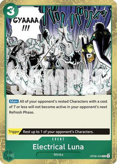 Electrical Luna (OP08-036) [Two Legends] Foil - Deck Out Gaming