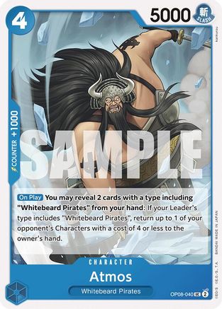 Atmos (OP08-040) [Two Legends] - Deck Out Gaming