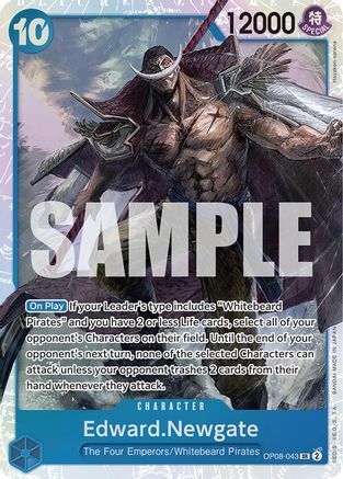 Edward.Newgate (OP08-043) [Two Legends] Foil - Deck Out Gaming