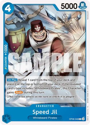 Speed Jil (OP08-049) [Two Legends] - Deck Out Gaming
