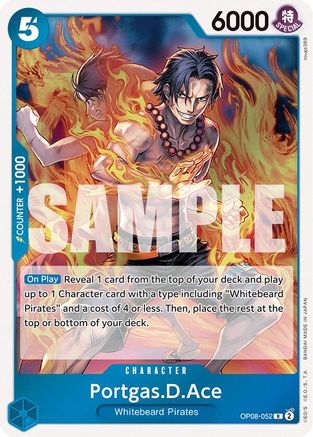 Portgas.D.Ace (OP08-052) [Two Legends] Foil - Deck Out Gaming