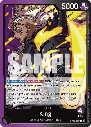 King (057) (OP08-057) [Two Legends] - Deck Out Gaming