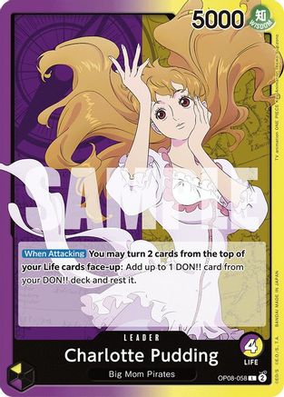 Charlotte Pudding (058) (OP08-058) [Two Legends] - Deck Out Gaming