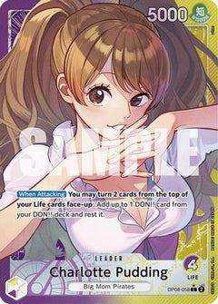Charlotte Pudding (058) (Parallel) (OP08-058) [Two Legends] Foil - Deck Out Gaming