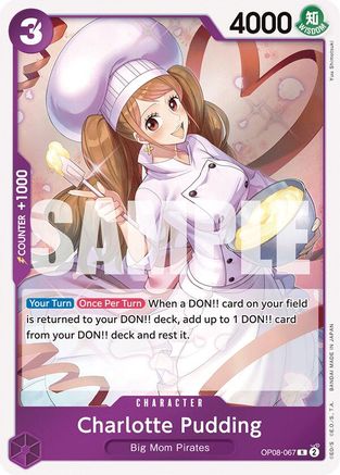 Charlotte Pudding (067) (OP08-067) [Two Legends] Foil - Deck Out Gaming