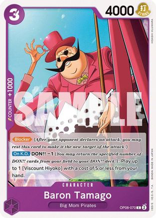 Baron Tamago (OP08-070) [Two Legends] - Deck Out Gaming