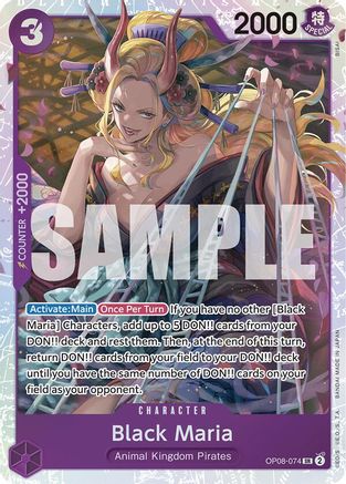 Black Maria (OP08-074) [Two Legends] Foil