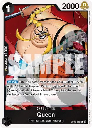 Queen (OP08-080) [Two Legends] Foil - Deck Out Gaming