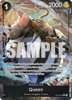 Queen (Parallel) (OP08-080) [Two Legends] Foil - Deck Out Gaming
