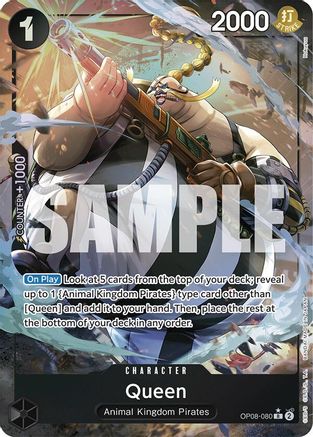 Queen (Parallel) (OP08-080) [Two Legends] Foil - Deck Out Gaming