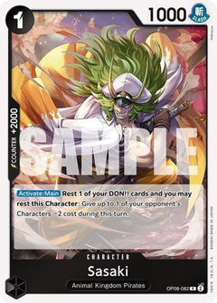 Sasaki (OP08-082) [Two Legends] Foil - Deck Out Gaming