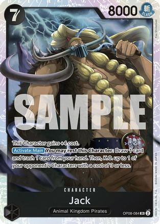Jack (OP08-084) [Two Legends] Foil - Deck Out Gaming