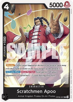 Scratchmen Apoo (OP08-087) [Two Legends] - Deck Out Gaming