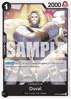 Duval (OP08-088) [Two Legends] - Deck Out Gaming