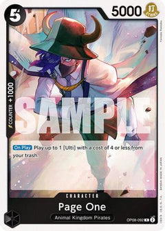 Page One (OP08-092) [Two Legends] - Deck Out Gaming