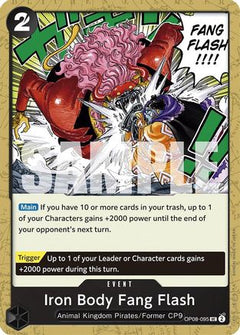 Iron Body Fang Flash (OP08-095) [Two Legends] - Deck Out Gaming
