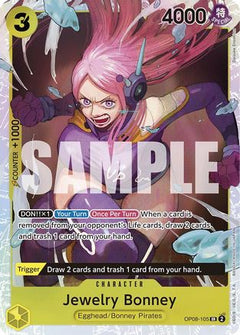 Jewelry Bonney (OP08-105) [Two Legends] Foil - Deck Out Gaming