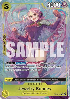 Jewelry Bonney (Parallel) (OP08-105) [Two Legends] Foil - Deck Out Gaming