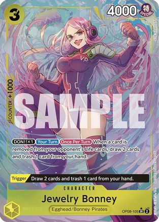 Jewelry Bonney (Parallel) (OP08-105) [Two Legends] Foil - Deck Out Gaming