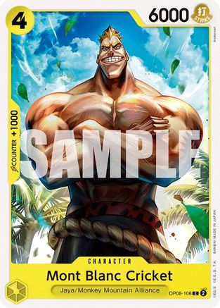Mont Blanc Cricket (OP08-108) [Two Legends] - Deck Out Gaming