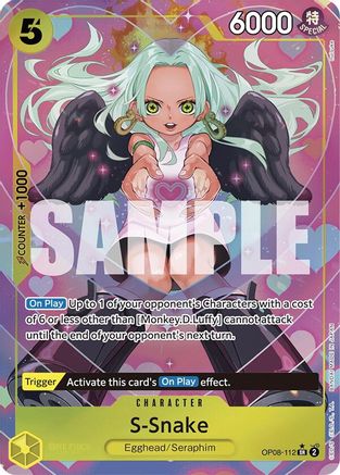 S-Snake (Parallel) (OP08-112) [Two Legends] Foil - Deck Out Gaming