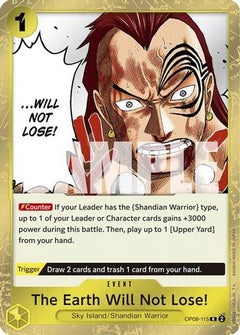 The Earth Will Not Lose! (OP08-115) [Two Legends] Foil - Deck Out Gaming