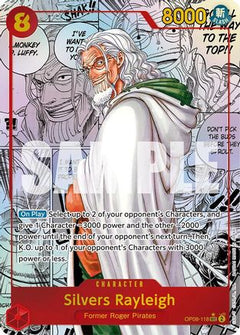 Silvers Rayleigh (Parallel) (Manga) (OP08-118) [Two Legends] Foil - Deck Out Gaming
