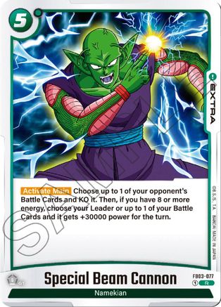 Special Beam Cannon (FB03-077) [Raging Roar] Foil - Deck Out Gaming