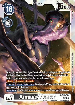 Armageddemon (BT17-060) [Secret Crisis] Foil - Deck Out Gaming