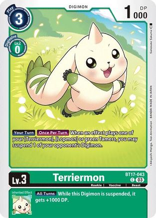 Terriermon (BT17-043) [Secret Crisis] - Deck Out Gaming