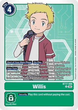 Willis (BT17-088) [Secret Crisis] - Deck Out Gaming