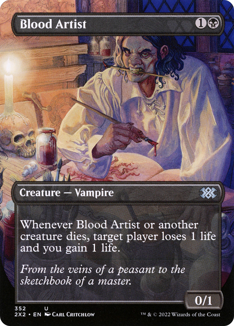 Blood Artist (Borderless) (352) [Double Masters 2022] - Deck Out Gaming