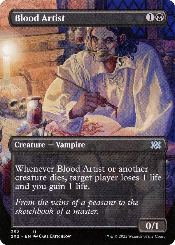 Blood Artist (Borderless) (352) [Double Masters 2022] - Deck Out Gaming