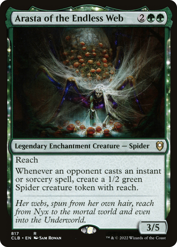 Arasta of the Endless Web (817) [Commander Legends: Battle for Baldur's Gate] - Deck Out Gaming