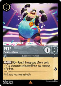 Pete - Wrestling Champ (187/204) [Shimmering Skies] - Deck Out Gaming