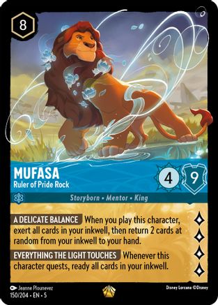 Mufasa - Ruler of Pride Rock (150/204) [Shimmering Skies] - Deck Out Gaming