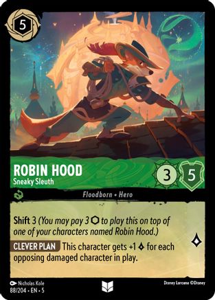 Robin Hood - Sneaky Sleuth (88/204) [Shimmering Skies] - Deck Out Gaming