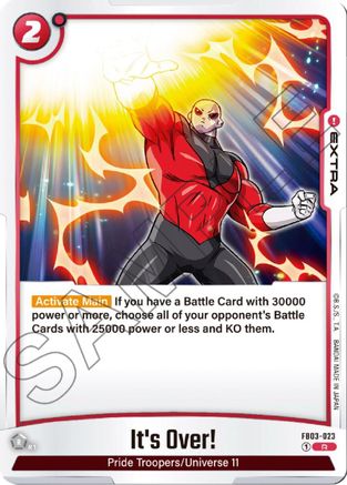 It's Over! (FB03-023) [Raging Roar] Foil - Deck Out Gaming