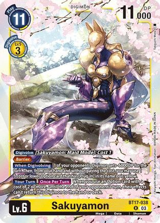 Sakuyamon (BT17-038) [Secret Crisis] Foil - Deck Out Gaming