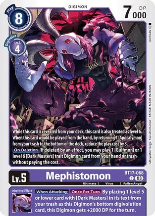 Mephistomon (BT17-068) [Secret Crisis] - Deck Out Gaming