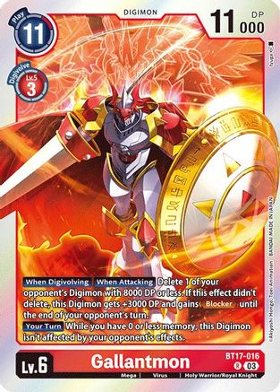 Gallantmon (BT17-016) [Secret Crisis] Foil - Deck Out Gaming