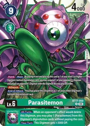 Parasitemon (BT17-050) [Secret Crisis] Foil - Deck Out Gaming