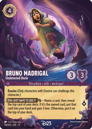 Bruno Madrigal - Undetected Uncle (4) [D23 Promos] Holofoil