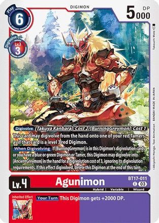 Agunimon (BT17-011) [Secret Crisis] - Deck Out Gaming