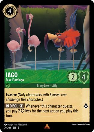 Iago - Fake Flamingo (79/204) [Shimmering Skies] - Deck Out Gaming