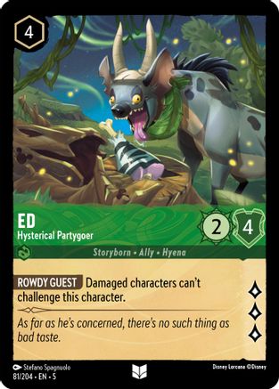 Ed - Hysterical Partygoer (81/204) [Shimmering Skies] Cold Foil - Deck Out Gaming