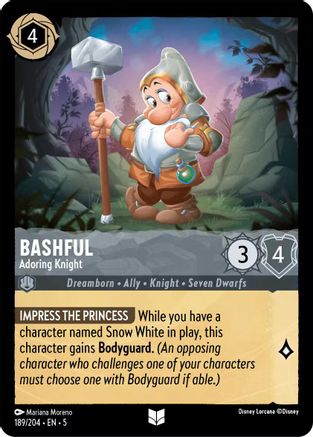 Bashful - Adoring Knight (189/204) [Shimmering Skies] - Deck Out Gaming