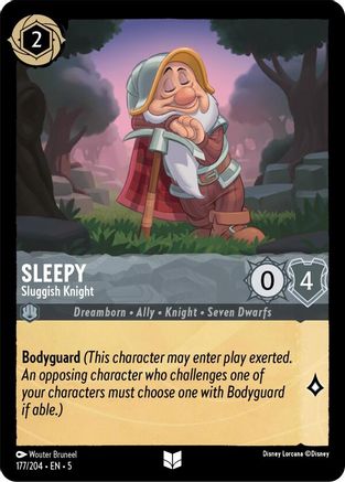 Sleepy - Sluggish Knight (177/204) [Shimmering Skies] - Deck Out Gaming