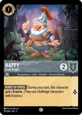 Happy - Lively Knight (191/204) [Shimmering Skies] - Deck Out Gaming